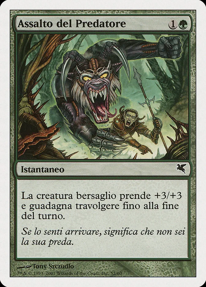 2005 Salvat 2005 Predator's Strike common #K52 common card image