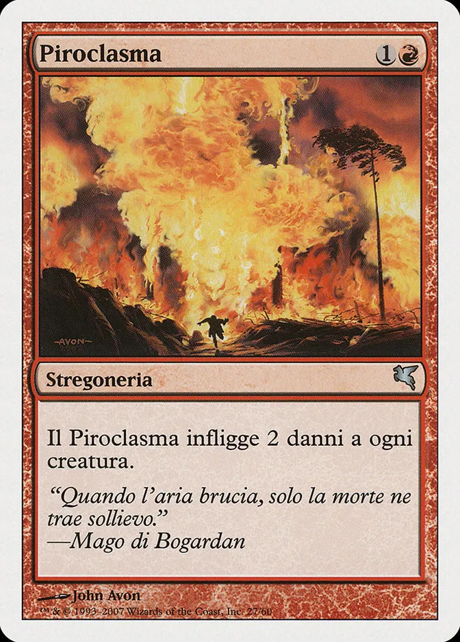 2005 Salvat 2005 Pyroclasm #K27 uncommon card image