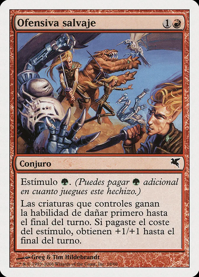 2005 Salvat 2005 Savage Offensive common #D18 common card image