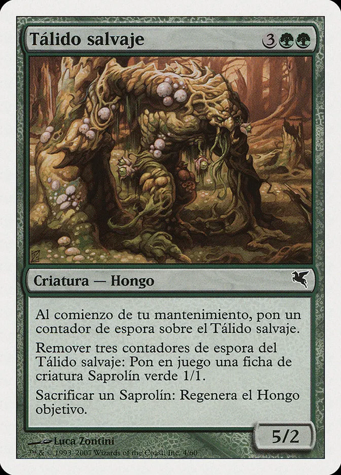 2005 Salvat 2005 Savage Thallid #J4 common card image