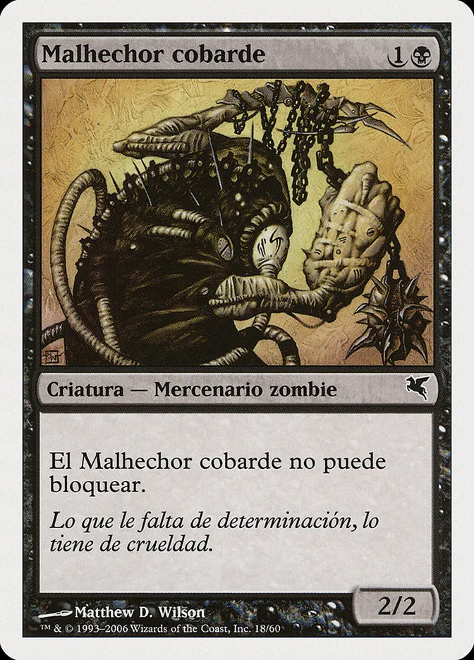 2005 Salvat 2005 Spineless Thug common #F18 common card image
