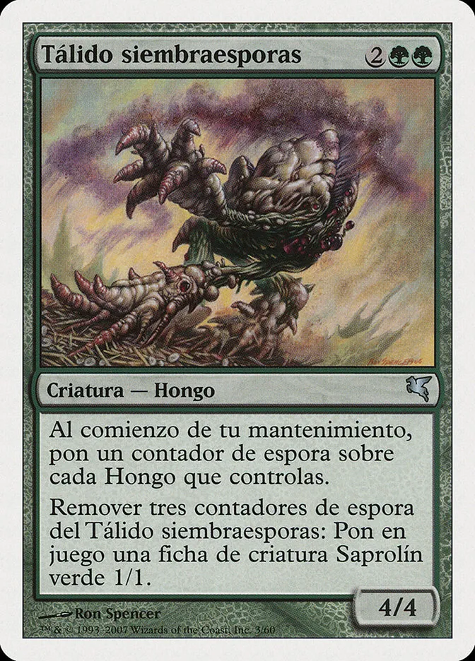 2005 Salvat 2005 Sporesower Thallid #J3 uncommon card image
