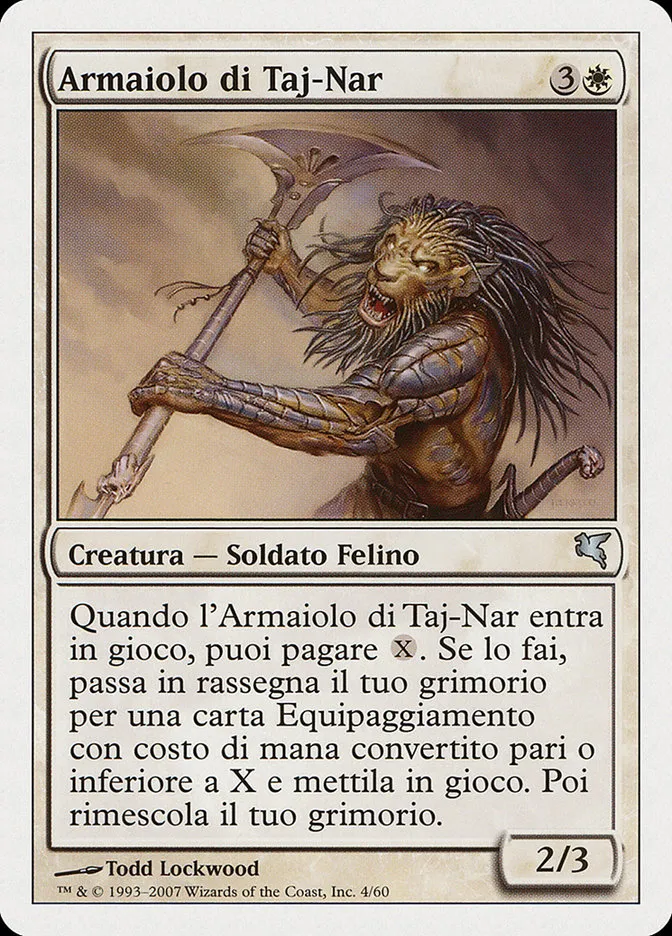 2005 Salvat 2005 Taj-Nar Swordsmith #L4 uncommon card image