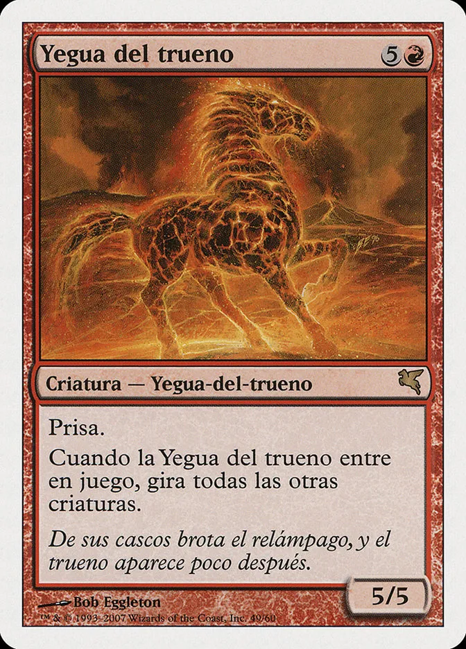 2005 Salvat 2005 Thundermare rare #I49 rare card image