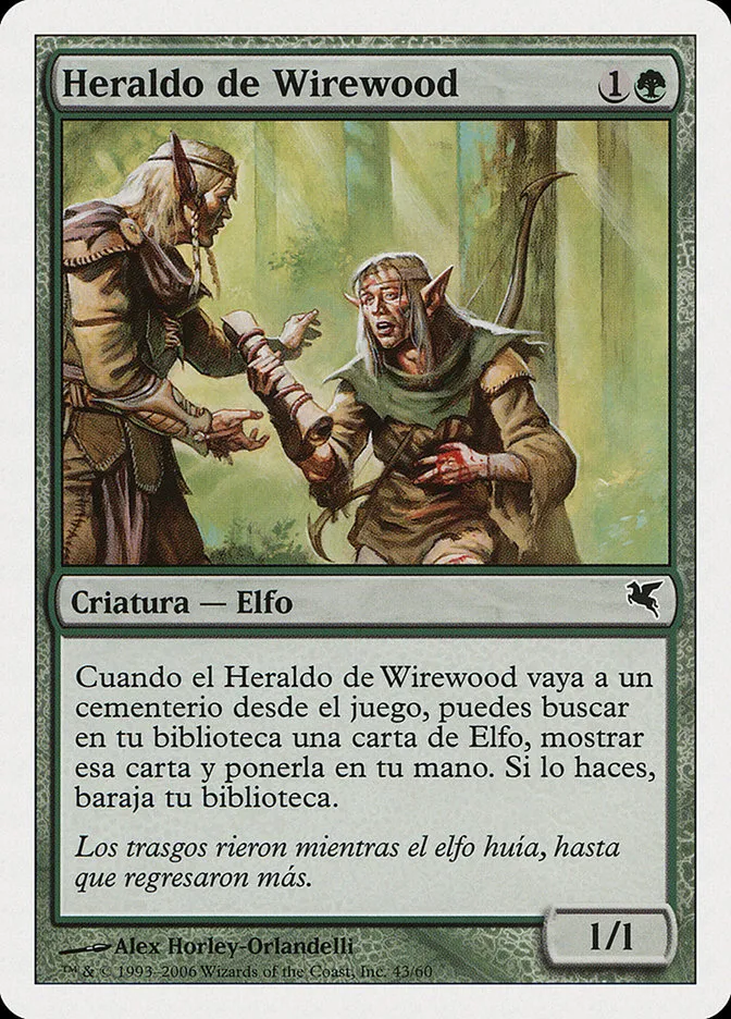 2005 Salvat 2005 Wirewood Herald #B43 common card image