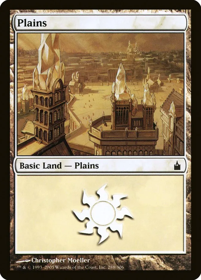 2005 Ravnica: City of Guilds Plains #288 common card image