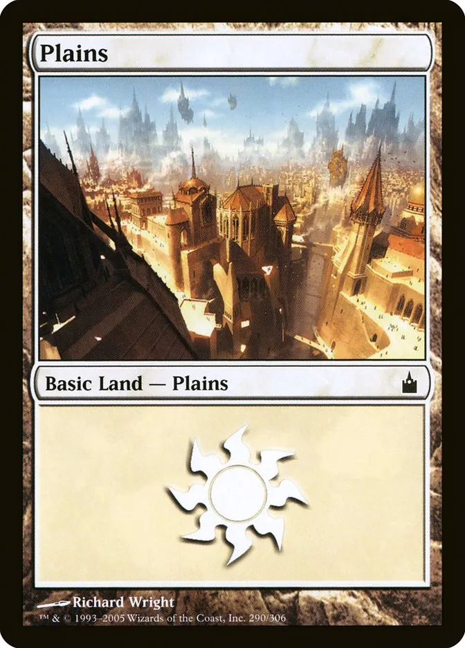 2005 Ravnica: City of Guilds Plains #290 common card image