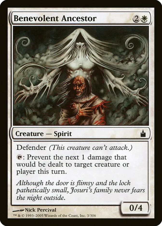 2005 Ravnica: City of Guilds Benevolent Ancestor common #3 common card image