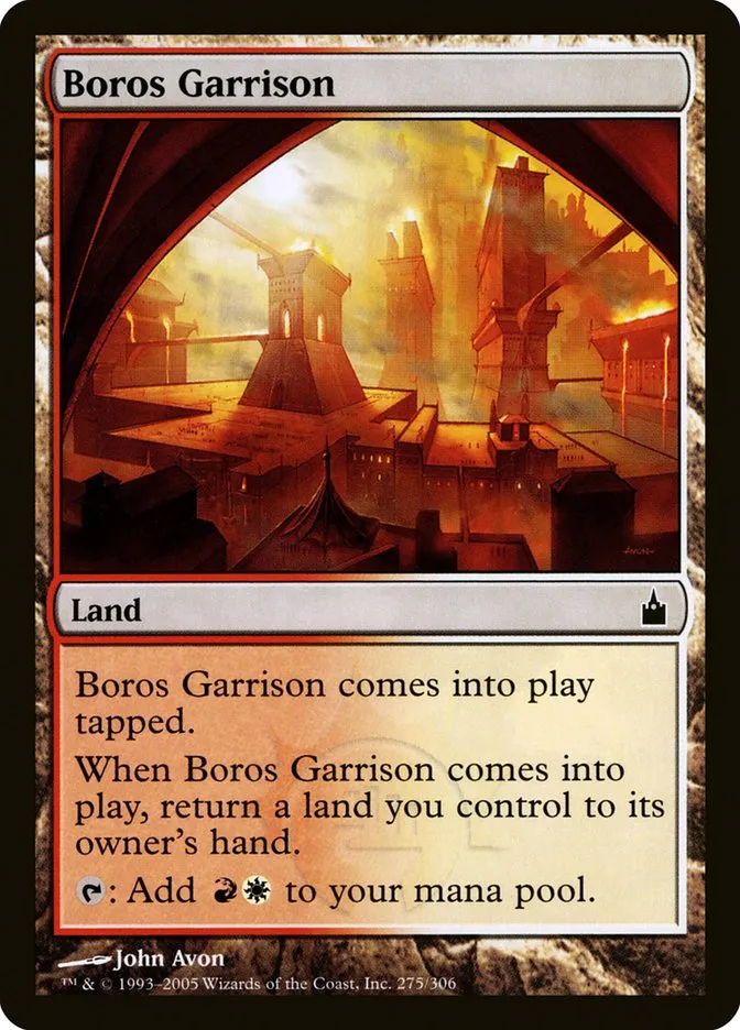 2005 Ravnica: City of Guilds Boros Garrison #275 common card image