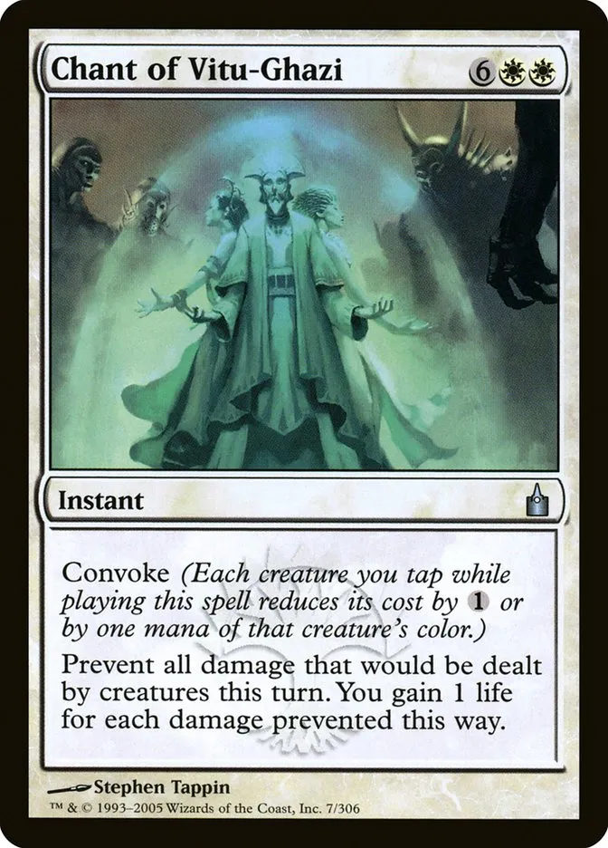 2005 Ravnica: City of Guilds Chant of Vitu-Ghazi uncommon #7 uncommon card image
