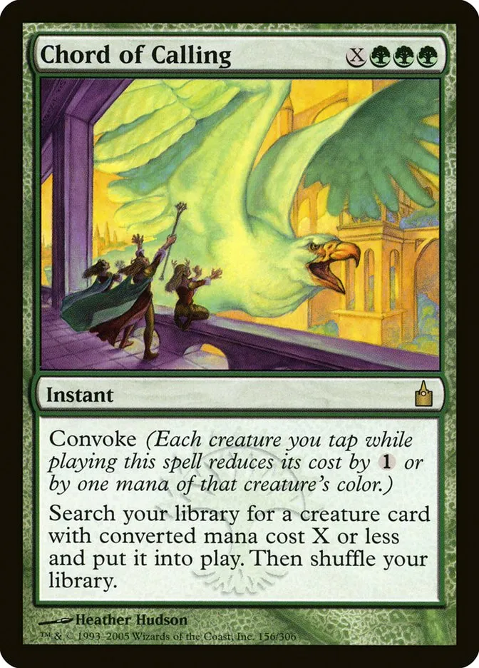 2005 Ravnica: City of Guilds Chord of Calling #156 rare card image