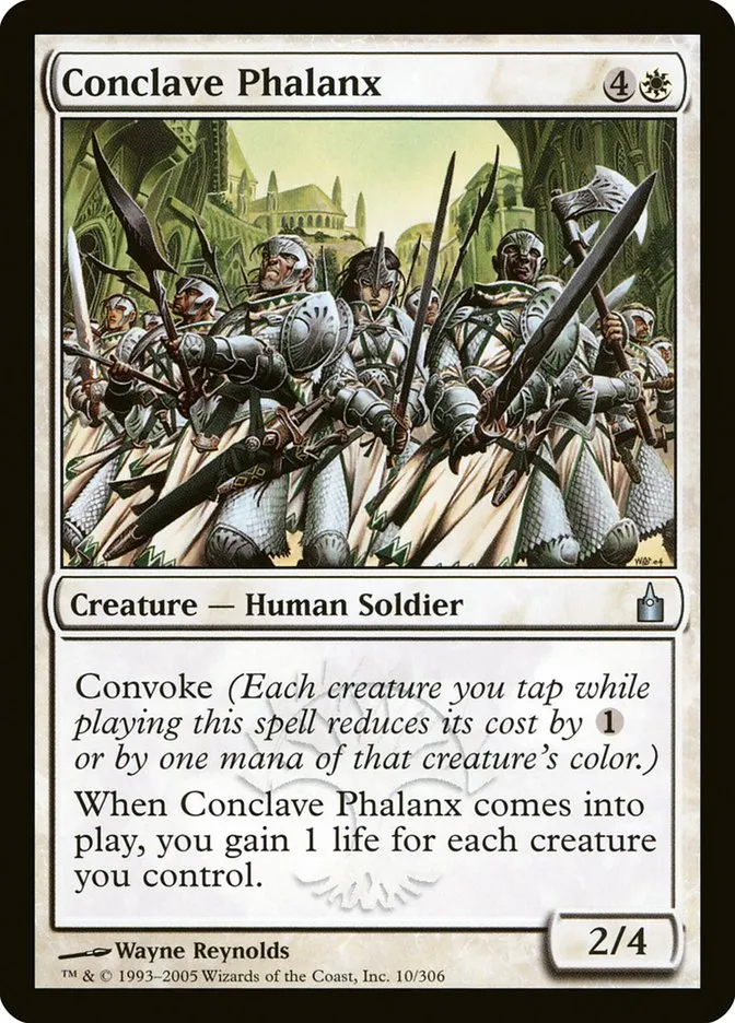 2005 Ravnica: City of Guilds Conclave Phalanx uncommon #10 uncommon card image