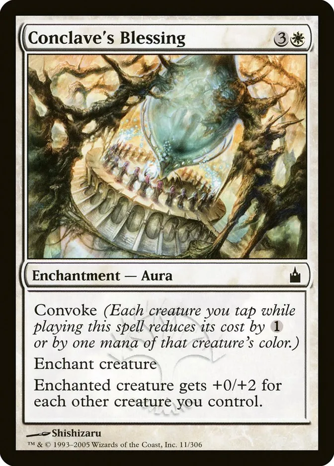 2005 Ravnica: City of Guilds Conclave's Blessing common #11 common card image