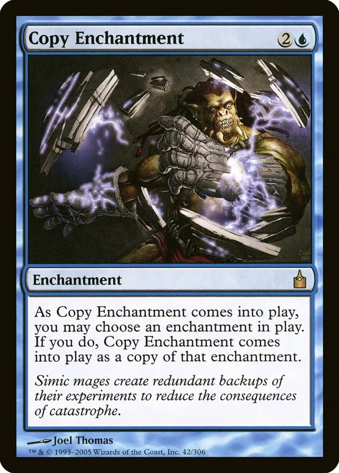 2005 Ravnica: City of Guilds Copy Enchantment rare #42 rare card image