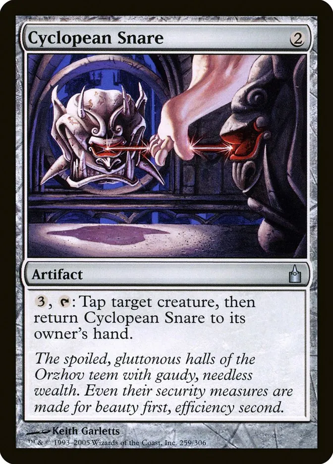 2005 Ravnica: City of Guilds Cyclopean Snare #259 uncommon card image