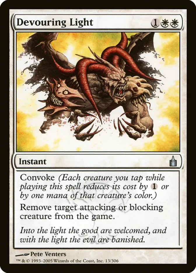 2005 Ravnica: City of Guilds Devouring Light uncommon #13 uncommon card image