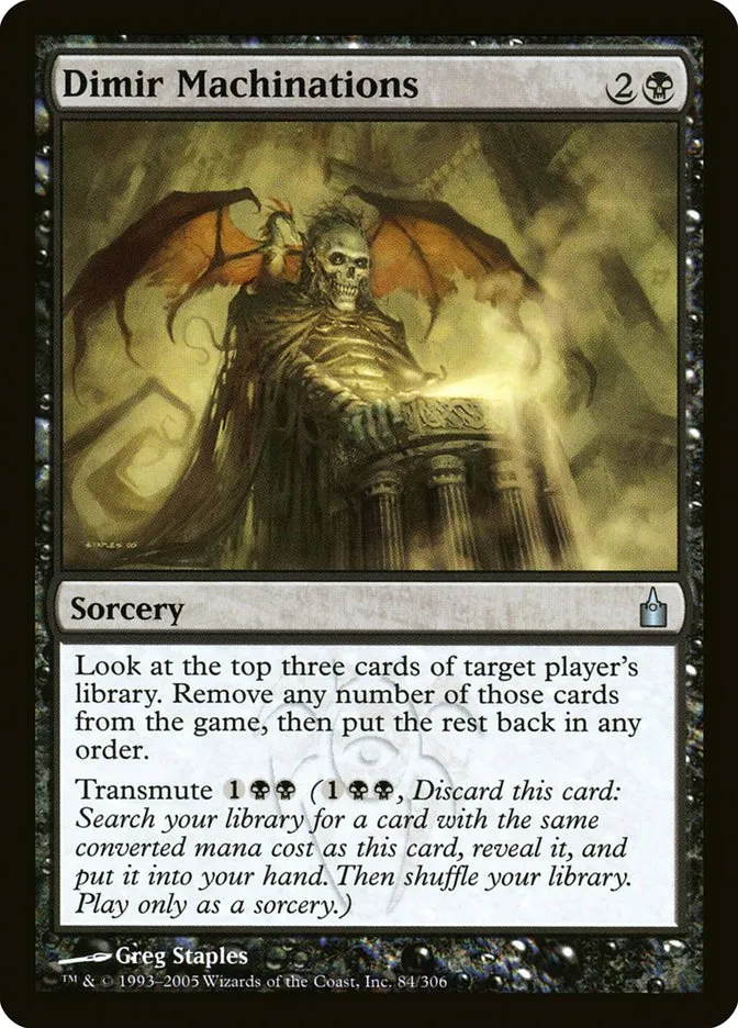 2005 Ravnica: City of Guilds Dimir Machinations #84 uncommon card image