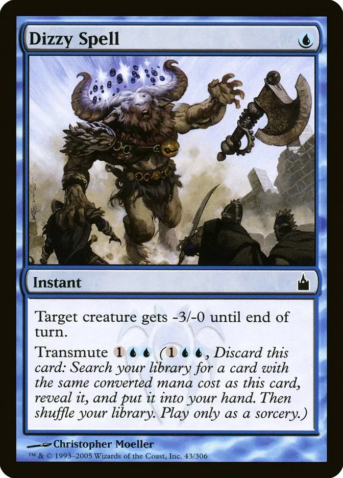 2005 Ravnica: City of Guilds Dizzy Spell common #43 common card image