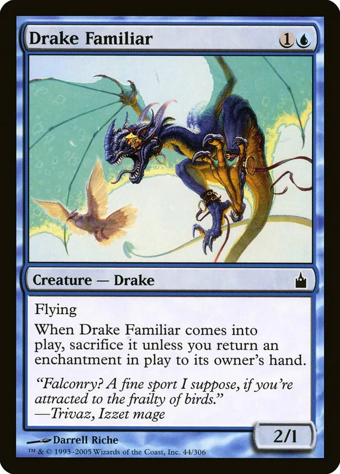 2005 Ravnica: City of Guilds Drake Familiar common #44 common card image
