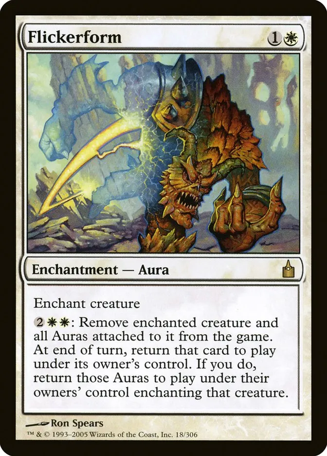 2005 Ravnica: City of Guilds Flickerform rare #18 rare card image