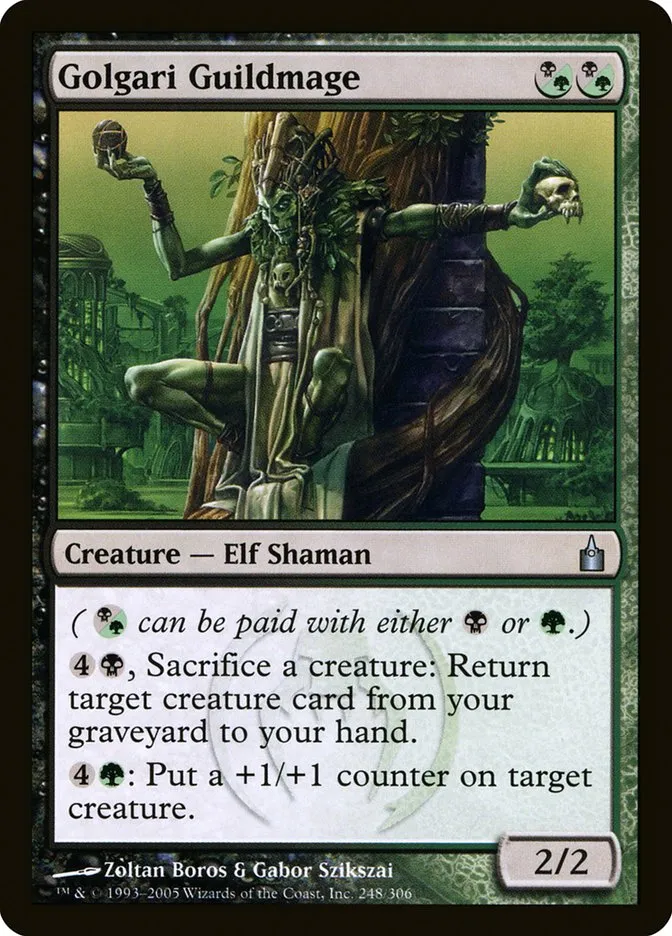 2005 Ravnica: City of Guilds Golgari Guildmage #248 uncommon card image