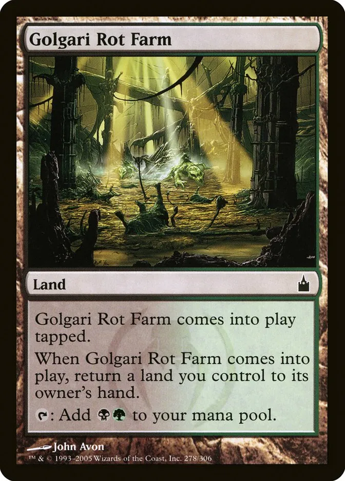 2005 Ravnica: City of Guilds Golgari Rot Farm #278 common card image