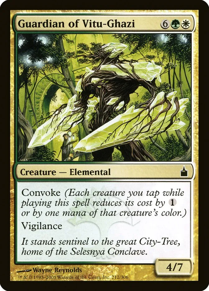 2005 Ravnica: City of Guilds Guardian of Vitu-Ghazi #212 common card image