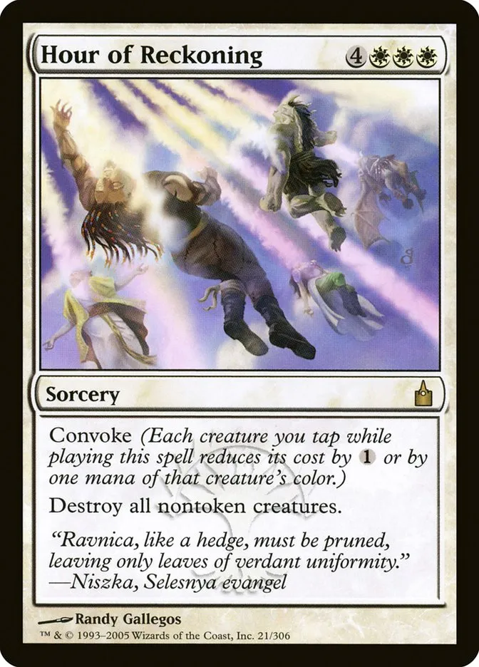 2005 Ravnica: City of Guilds Hour of Reckoning rare #21 rare card image