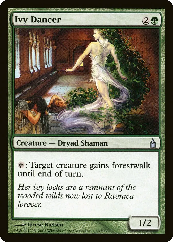 2005 Ravnica: City of Guilds Ivy Dancer #171 uncommon card image