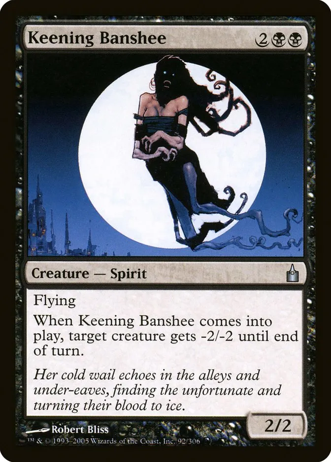 2005 Ravnica: City of Guilds Keening Banshee #92 uncommon card image