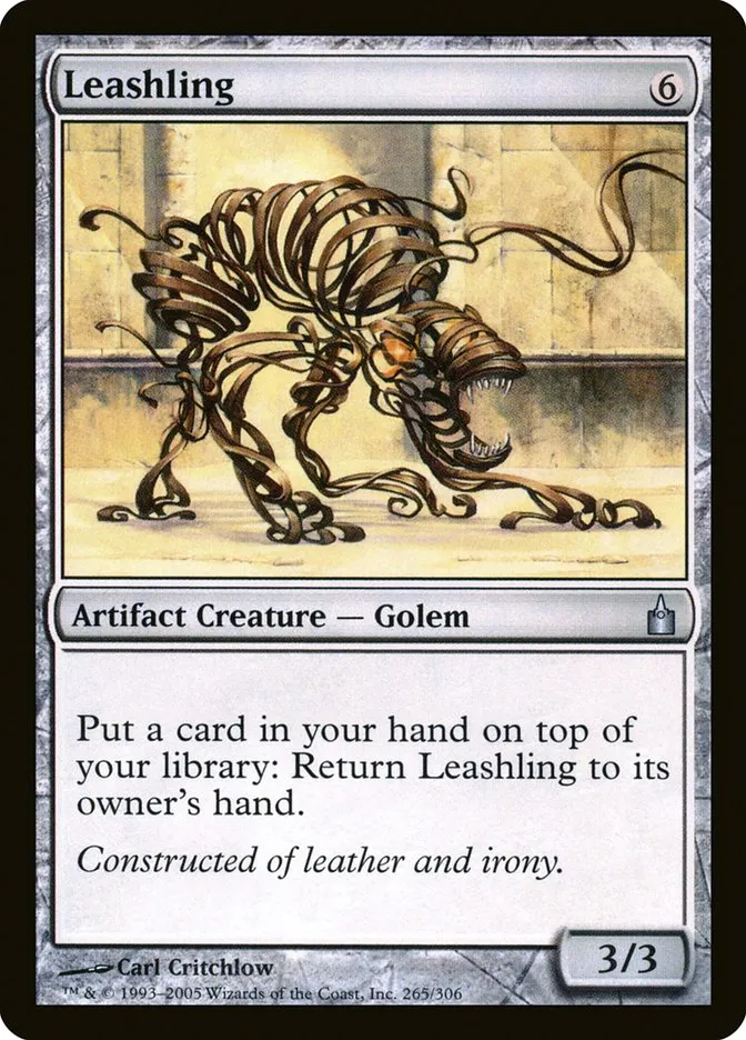 2005 Ravnica: City of Guilds Leashling #265 uncommon card image