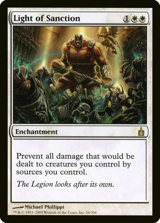 2005 Ravnica: City of Guilds Light of Sanction rare #24 rare card image