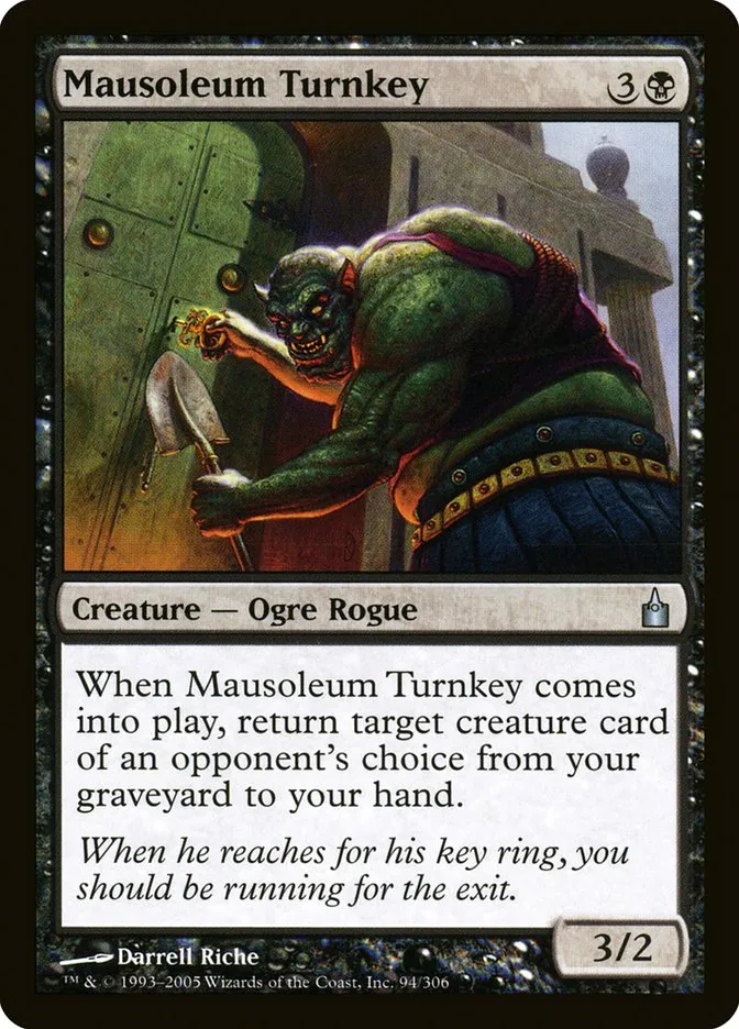 2005 Ravnica: City of Guilds Mausoleum Turnkey #94 uncommon card image