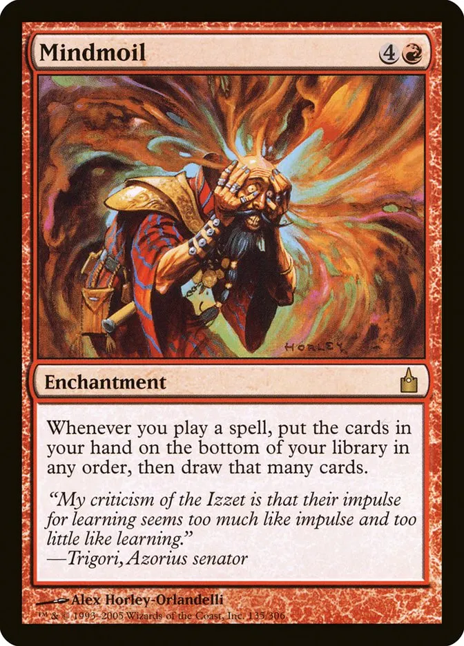 2005 Ravnica: City of Guilds Mindmoil #135 rare card image