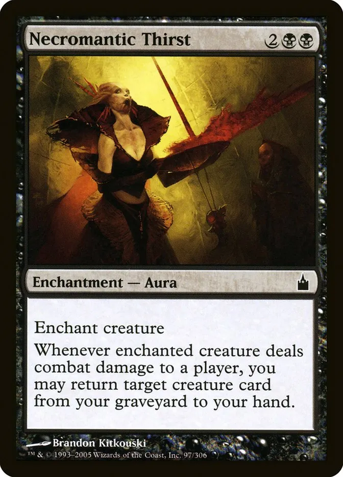 2005 Ravnica: City of Guilds Necromantic Thirst #97 common card image