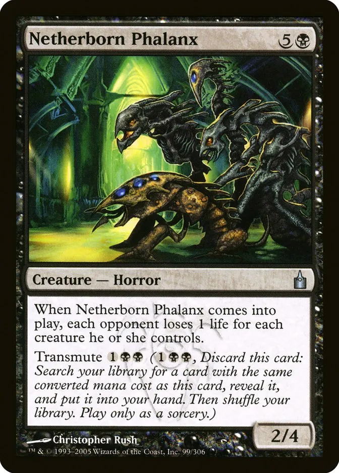 2005 Ravnica: City of Guilds Netherborn Phalanx #99 uncommon card image