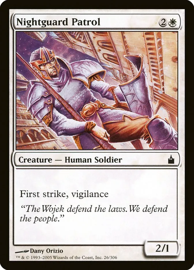 2005 Ravnica: City of Guilds Nightguard Patrol common #26 common card image