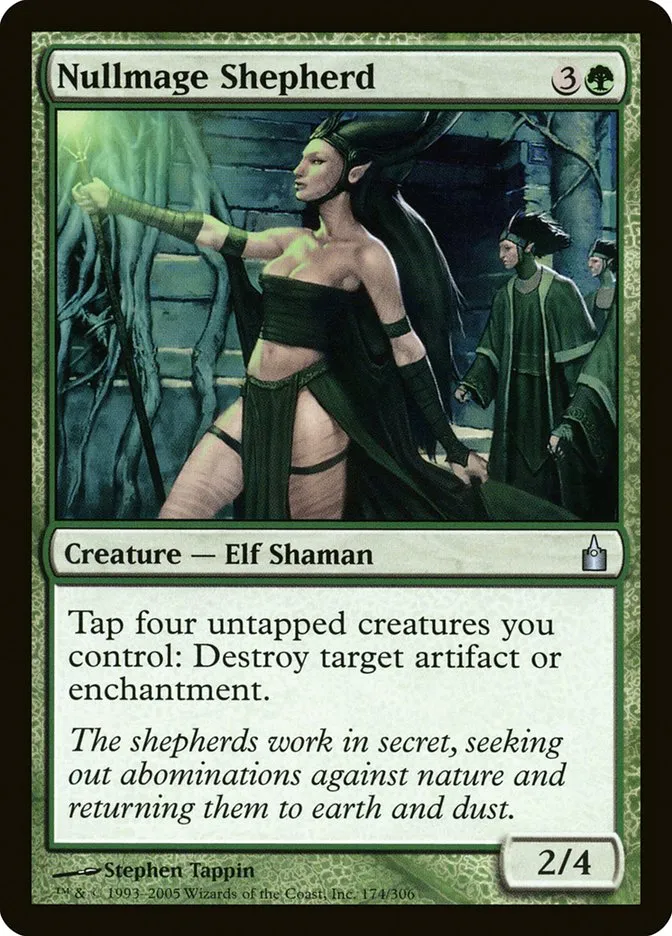 2005 Ravnica: City of Guilds Nullmage Shepherd #174 uncommon card image