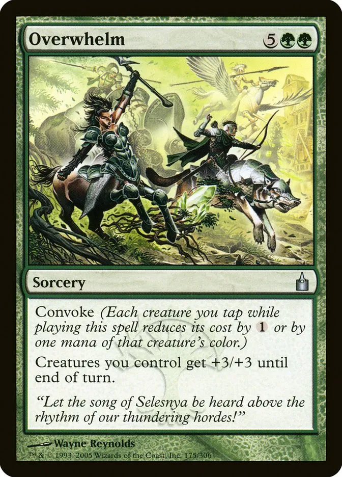 2005 Ravnica: City of Guilds Overwhelm #175 uncommon card image