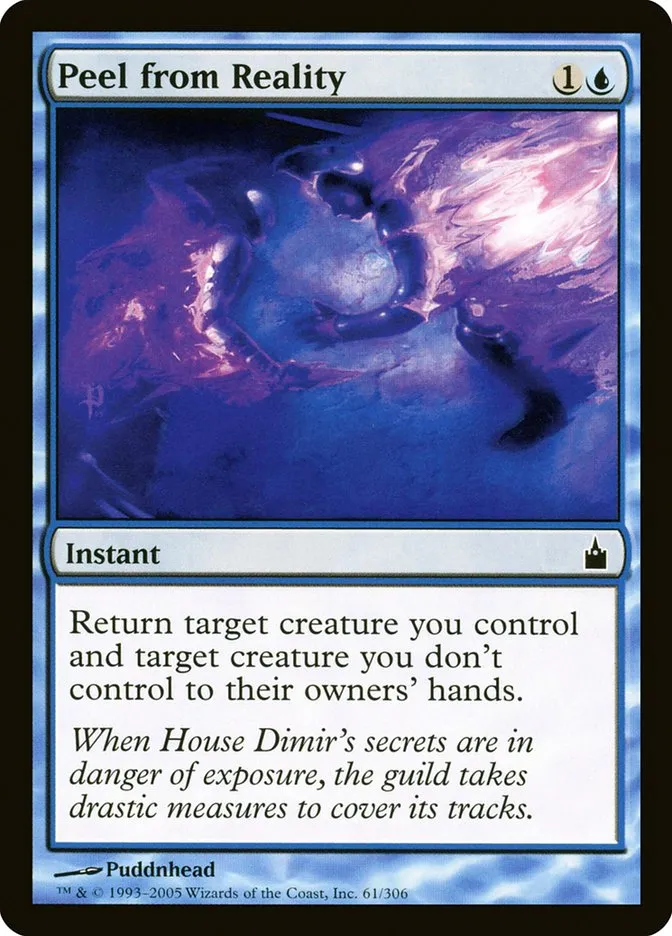 2005 Ravnica: City of Guilds Peel from Reality common #61 common card image