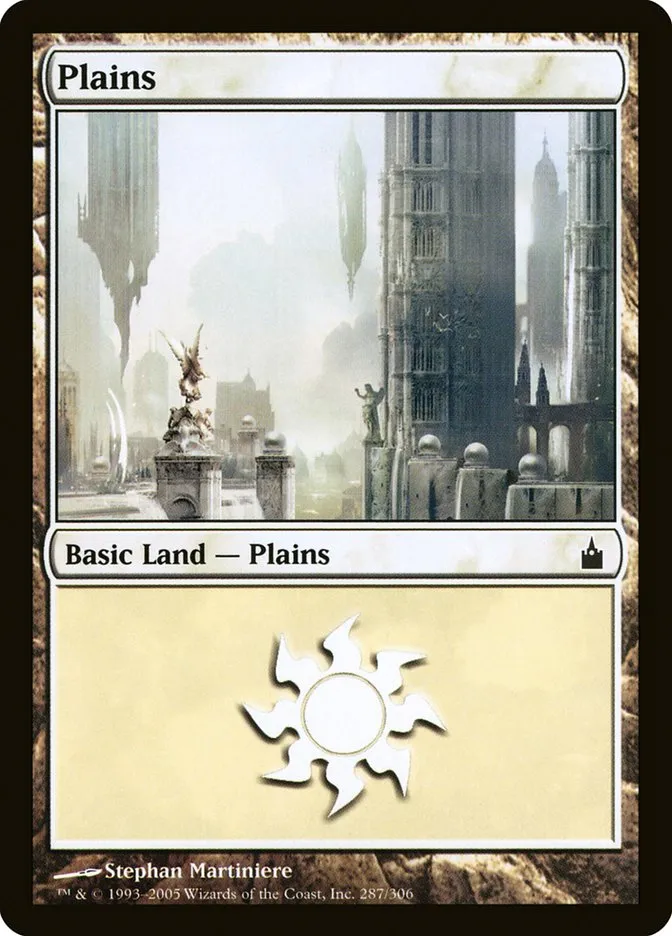 2005 Ravnica: City of Guilds Plains #287 common card image