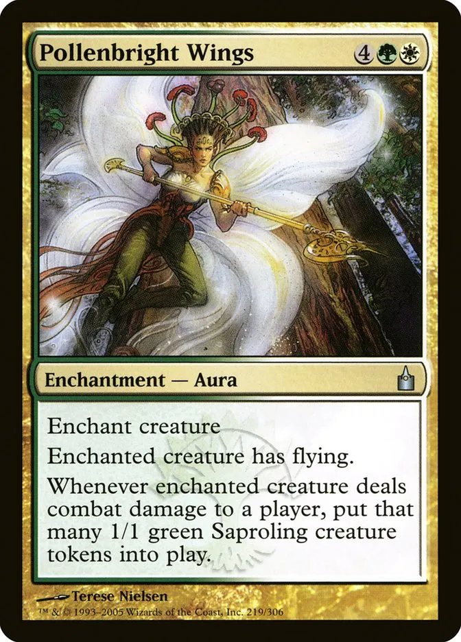 2005 Ravnica: City of Guilds Pollenbright Wings #219 uncommon card image