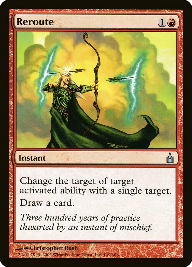 2005 Ravnica: City of Guilds Reroute #139 uncommon card image