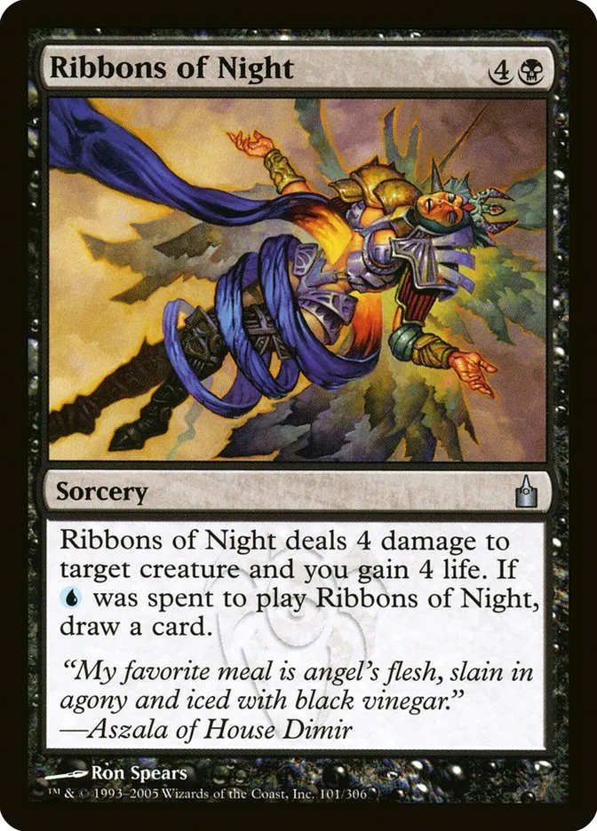 2005 Ravnica: City of Guilds Ribbons of Night #101 uncommon card image