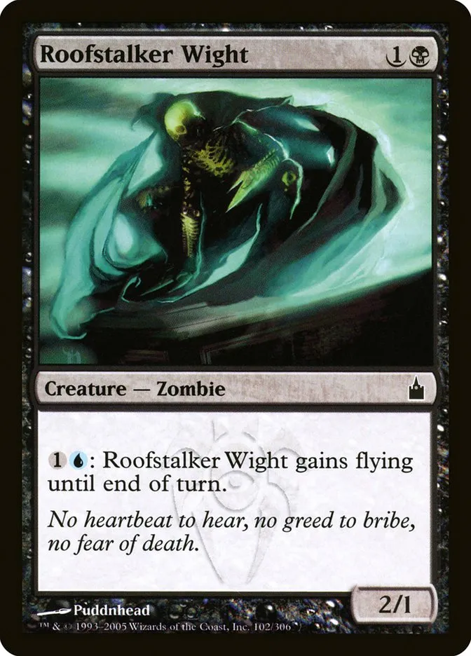 2005 Ravnica: City of Guilds Roofstalker Wight #102 common card image