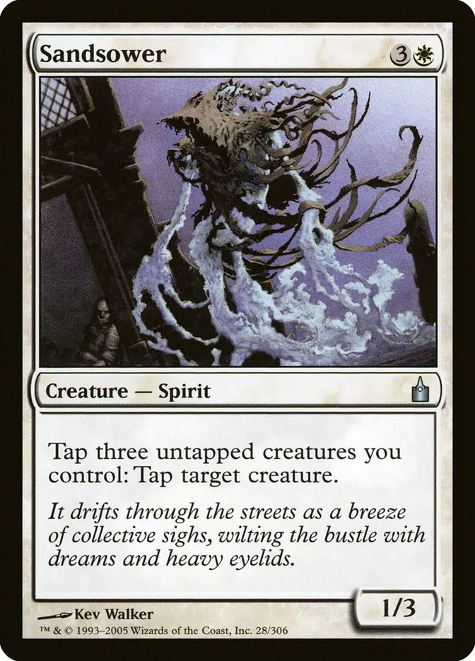 2005 Ravnica: City of Guilds Sandsower uncommon #28 uncommon card image