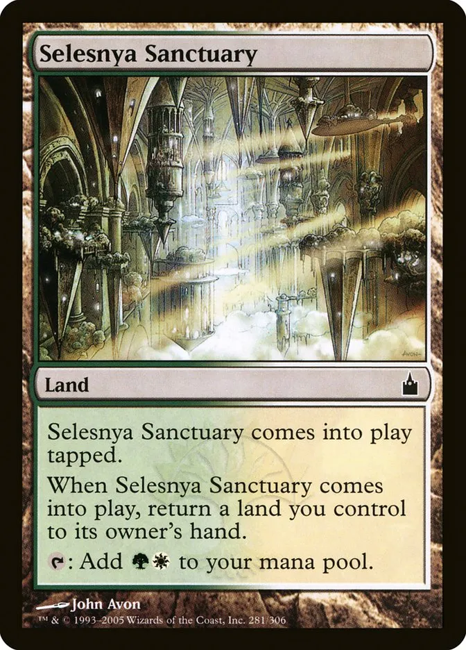 2005 Ravnica: City of Guilds Selesnya Sanctuary #281 common card image