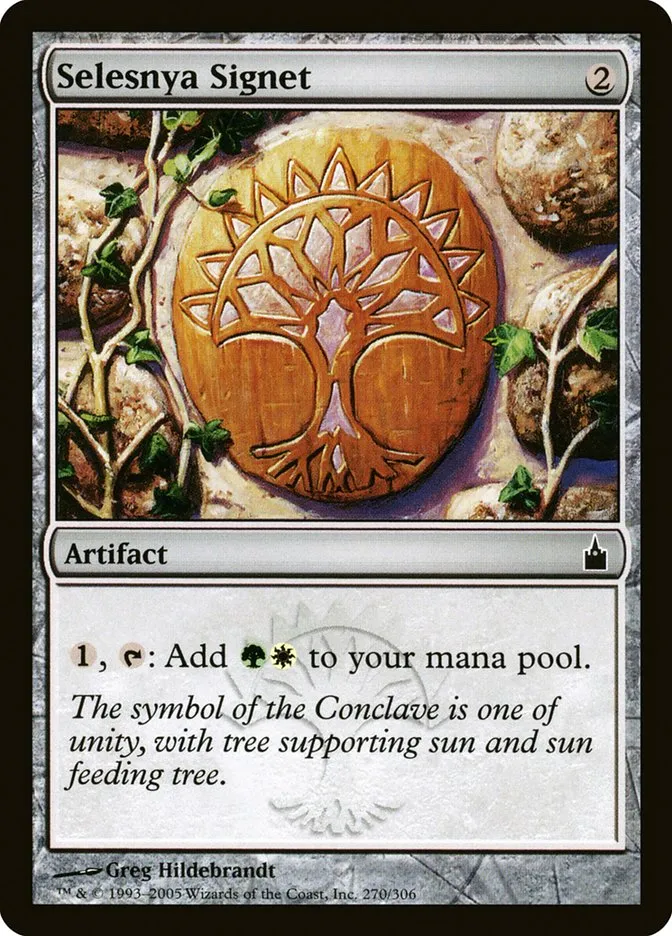 2005 Ravnica: City of Guilds Selesnya Signet #270 common card image