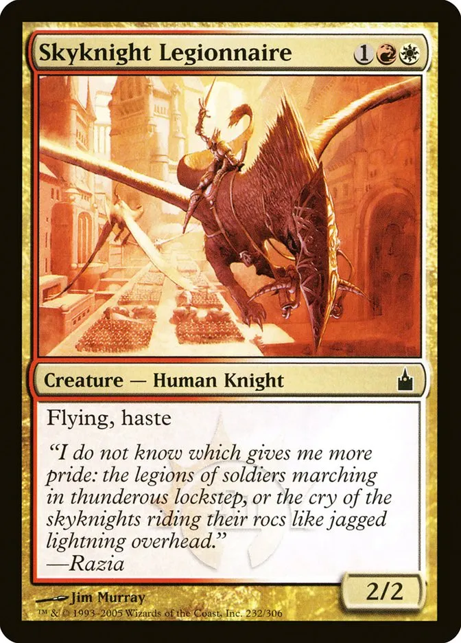 2005 Ravnica: City of Guilds Skyknight Legionnaire #232 common card image