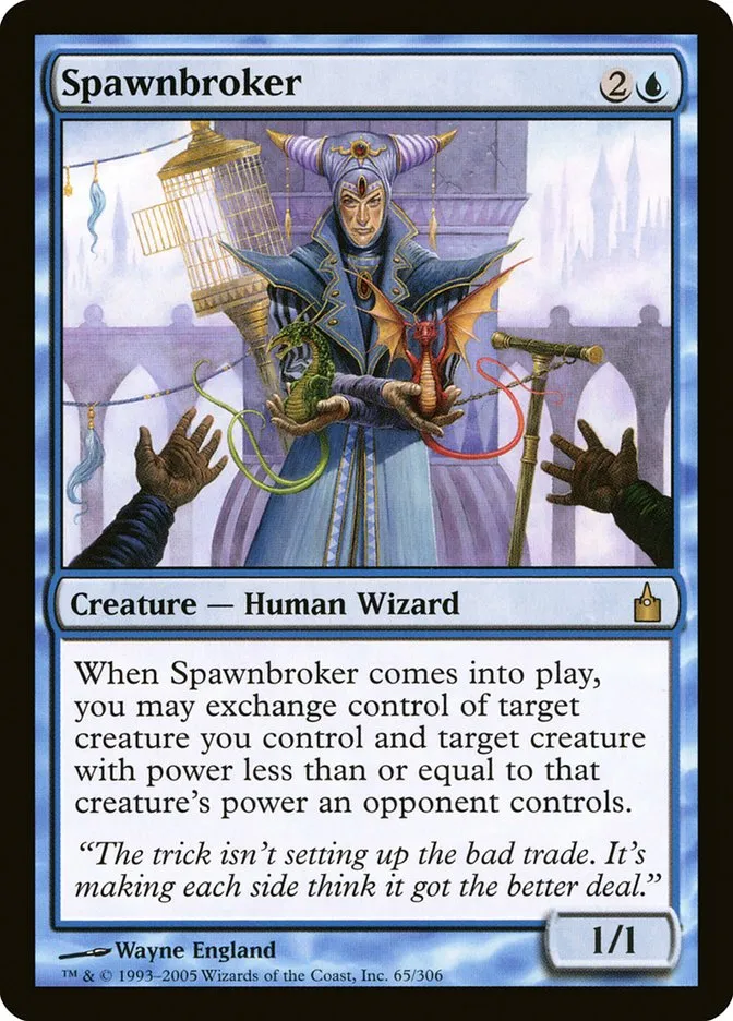 2005 Ravnica: City of Guilds Spawnbroker rare #65 rare card image
